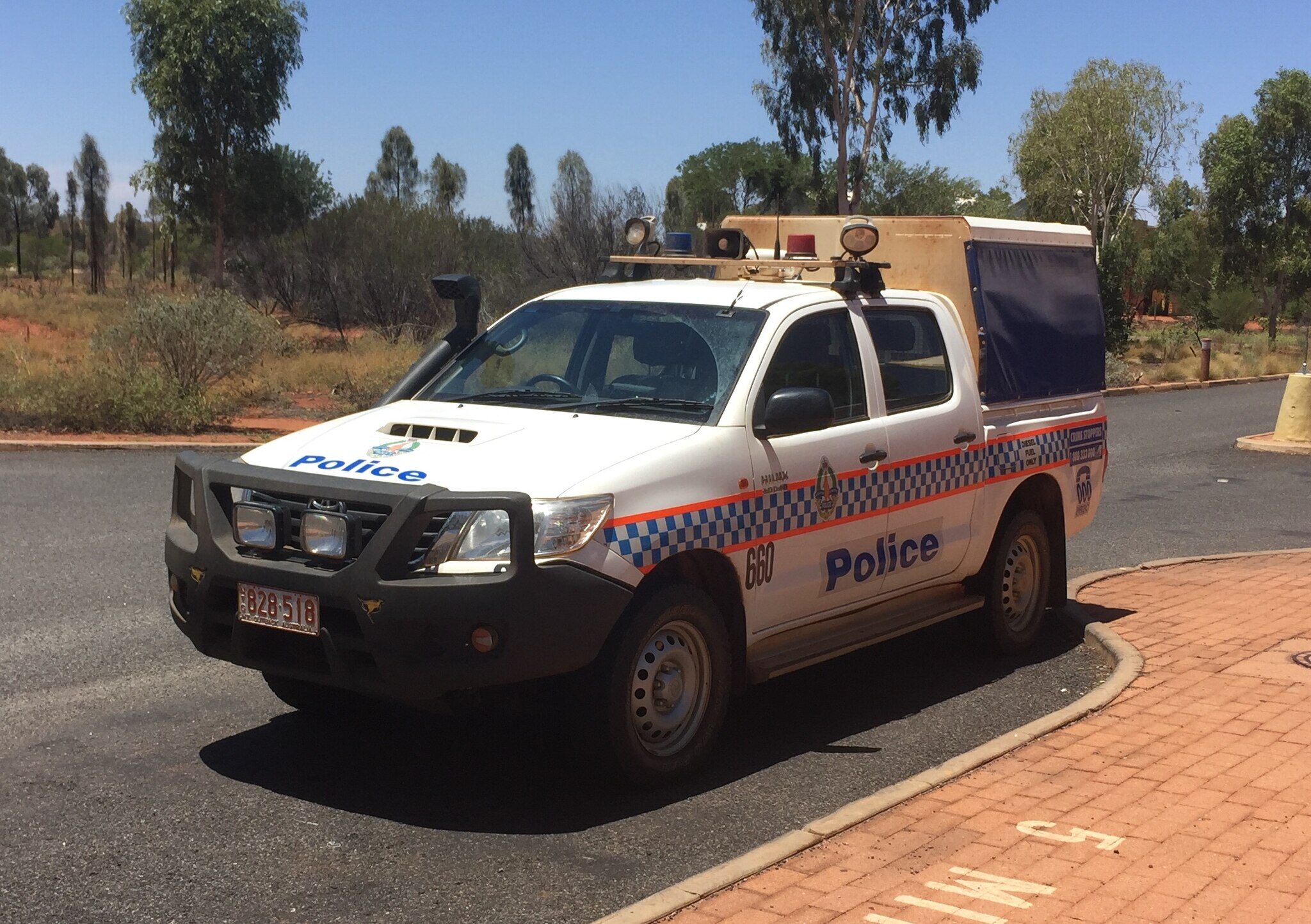 Northern Territory Police vehicle