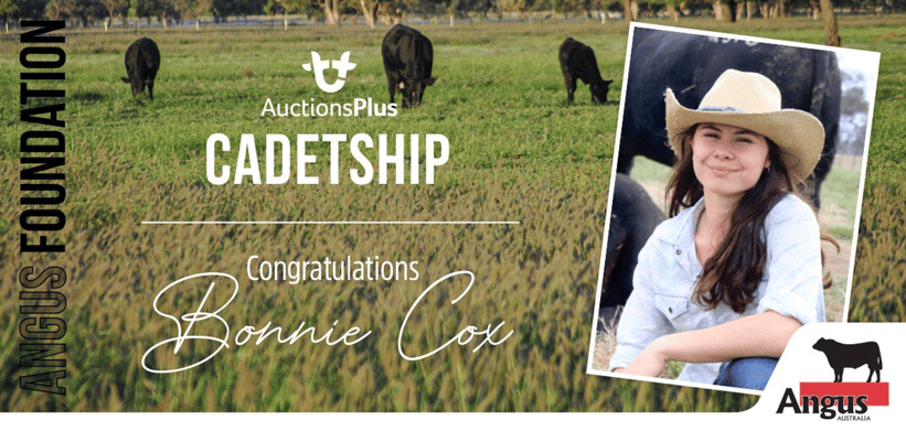 AuctionsPlus Angus Foundation Cadetship Bonnie Cox