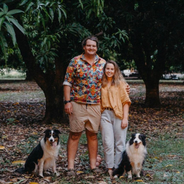 Auctionsplus Luke and Bec McMullin traded careers in policing and nursing to chase a future in mango farming. Photo Bec McMullin, Facebook. 8.1.22