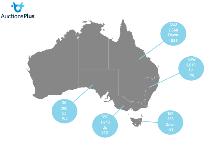 Auctionsplus cattle comments state map 24.6.22