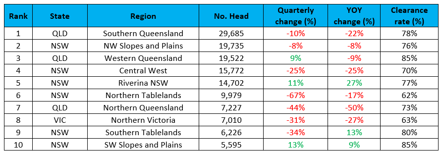 Auctionsplus marketpulse cattle table 1 17.10.22