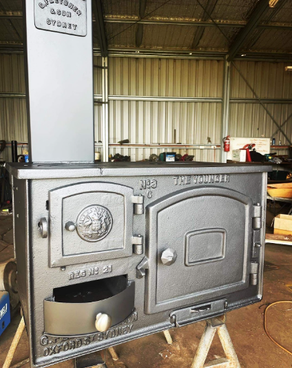 Auctionsplus the box metal chimney blayney an wood stoves