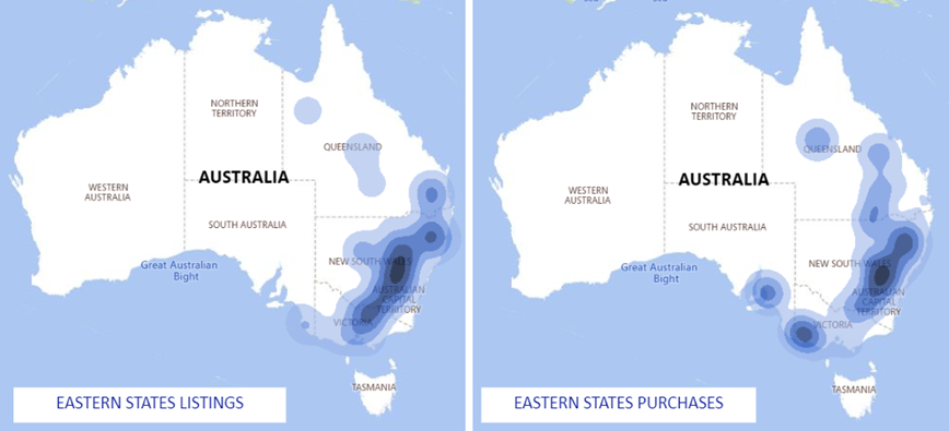 Cattle Comments - Eastern Heatmap