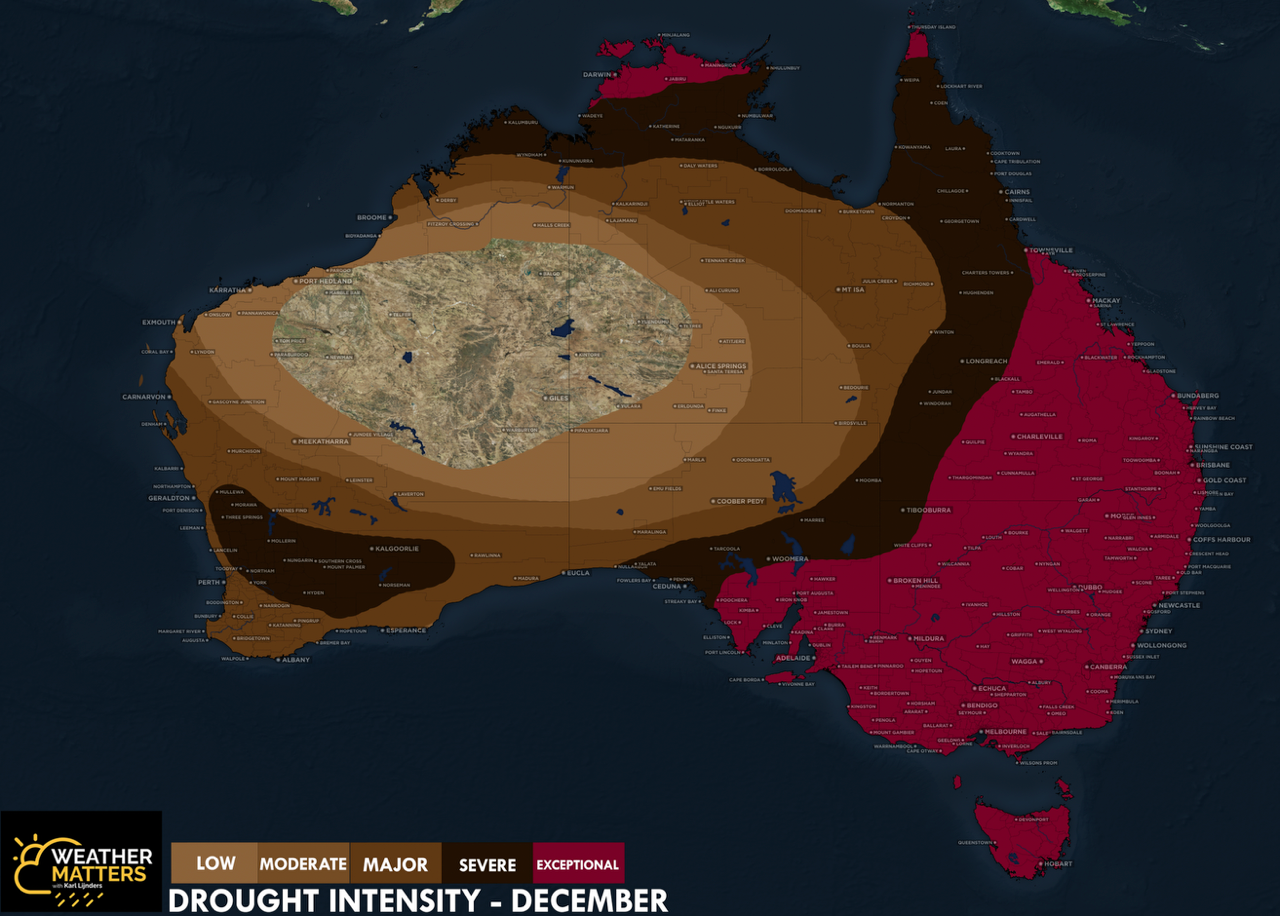 Drought Intencity Map