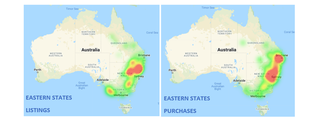 Eastern States Listings and Purchases 4.3.22