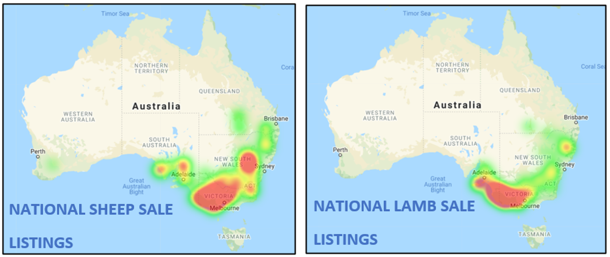 Flooding rain brings lowest lamb offering of Spring - Heatmap