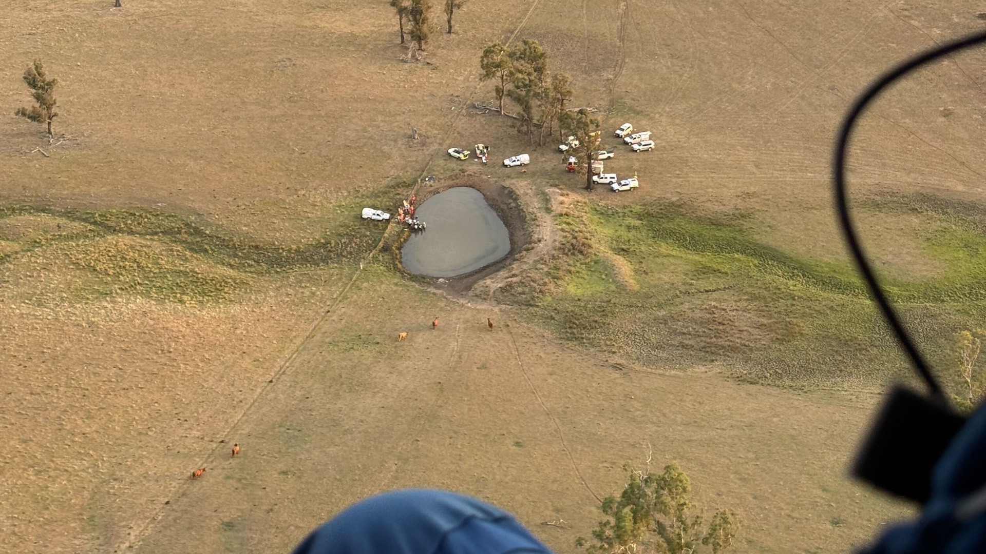 H Daniel Kermode rescus from the air