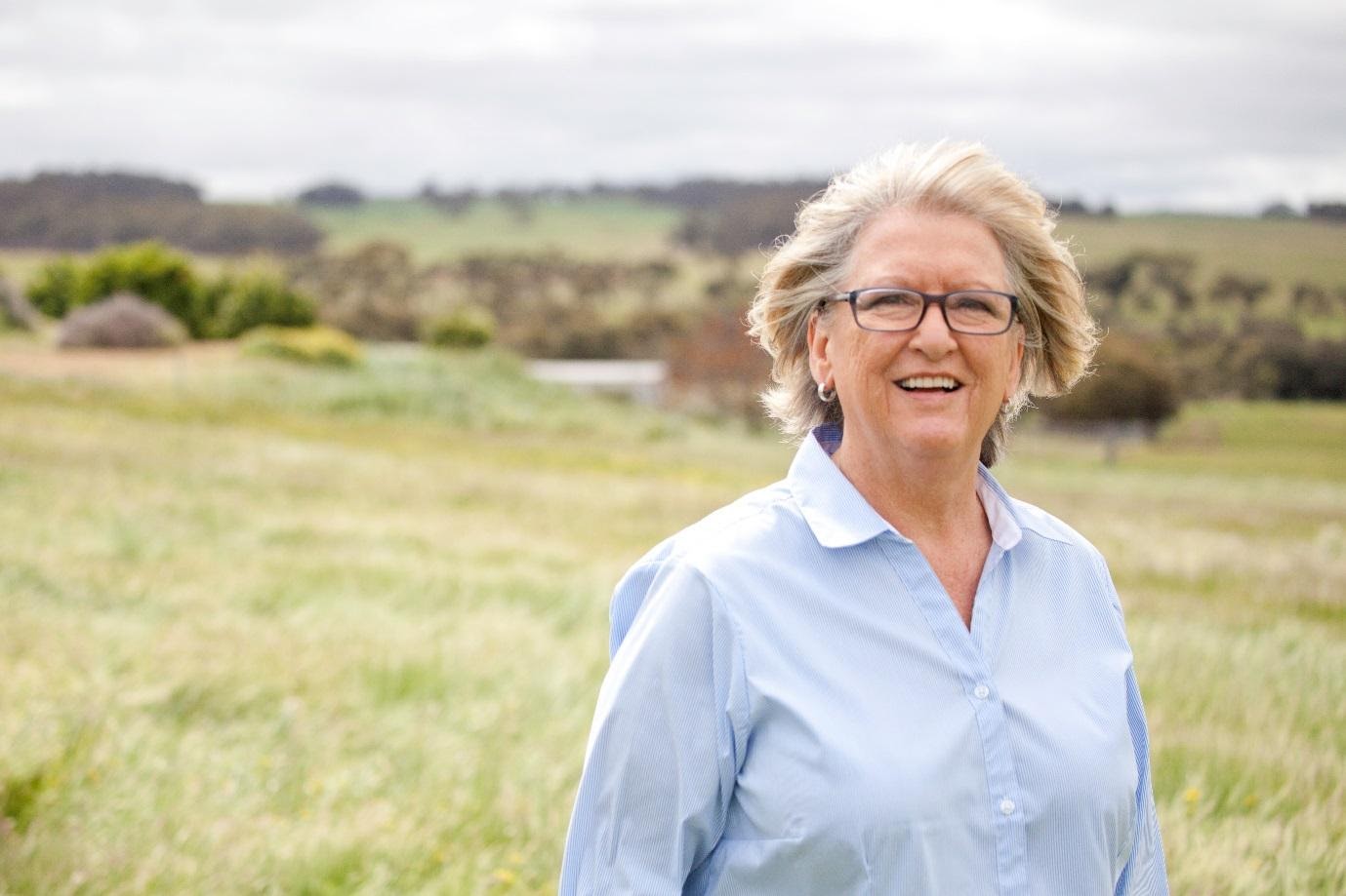 Hon. Helen Morton Farmer from Pingelly and Project Officer for Staying in Place