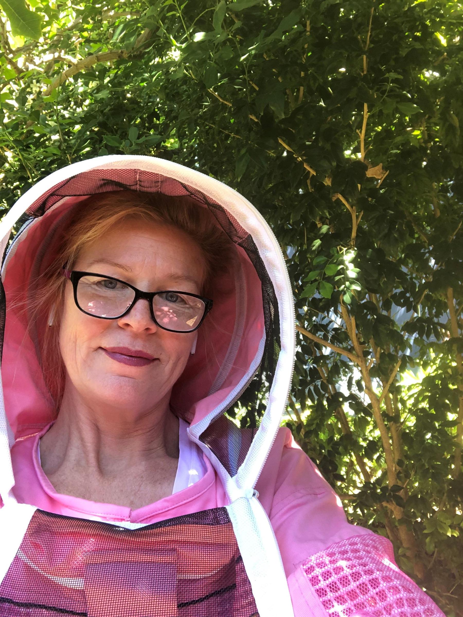 Female beekeeper