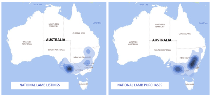 Market comments weekly sheep and lamb map 21.10.22