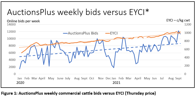 Measuring Online Cattle Supply and Demand 1