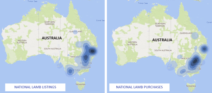 National Lamb Heatmap