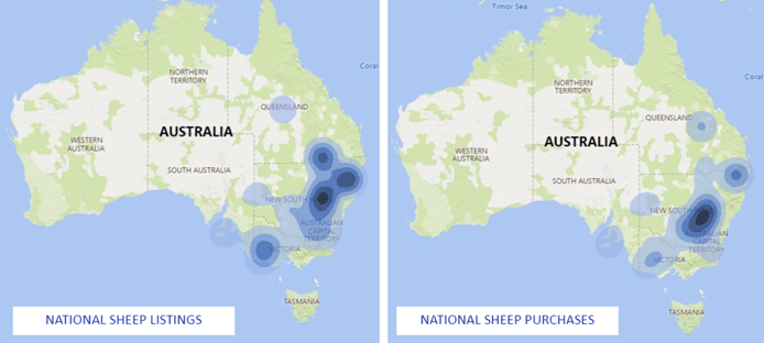 National Sheep Heatmap