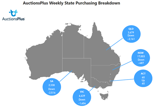 Purchases map