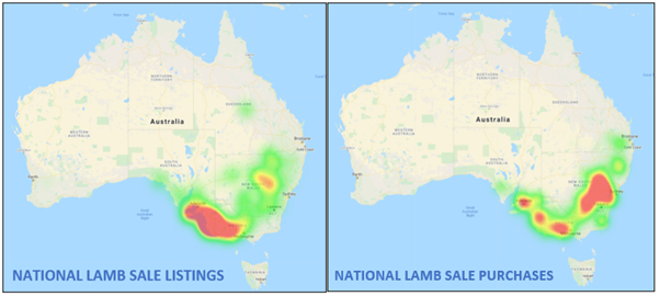 Sheep & Lamb Heatmap