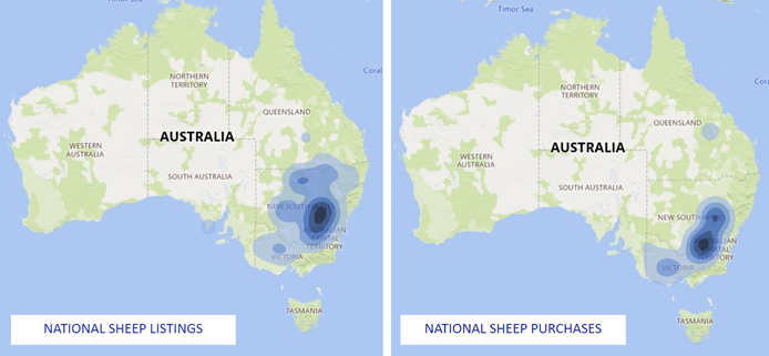 Sheep Heat map