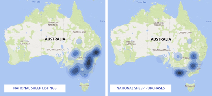 Sheep heat map