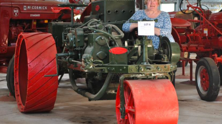 Sue Illingworth’s 1904 Ivel Agricultural Motors Tractor sold for a record-breaking $375,000 at auction recently. Credit Kristo Orma Photography. 29.9.22