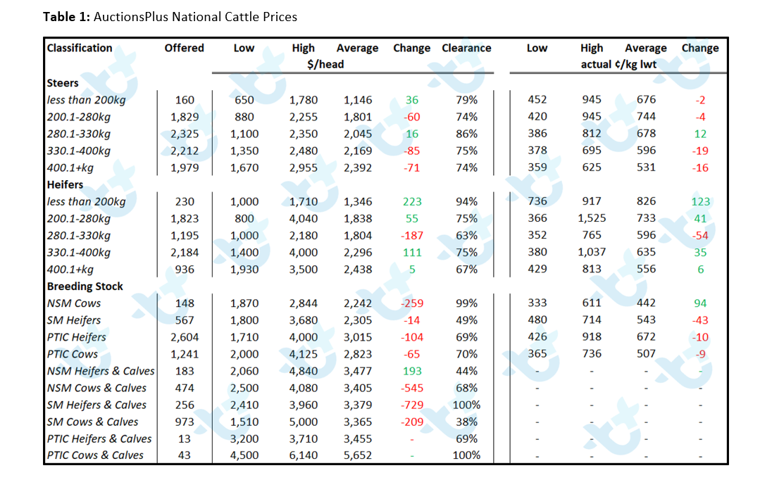 Table 1 Cattle 25.02.2022