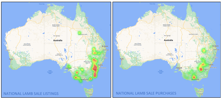 auctionsplus market comments national sheep and lamb summary 3rd june 2022 heatmap