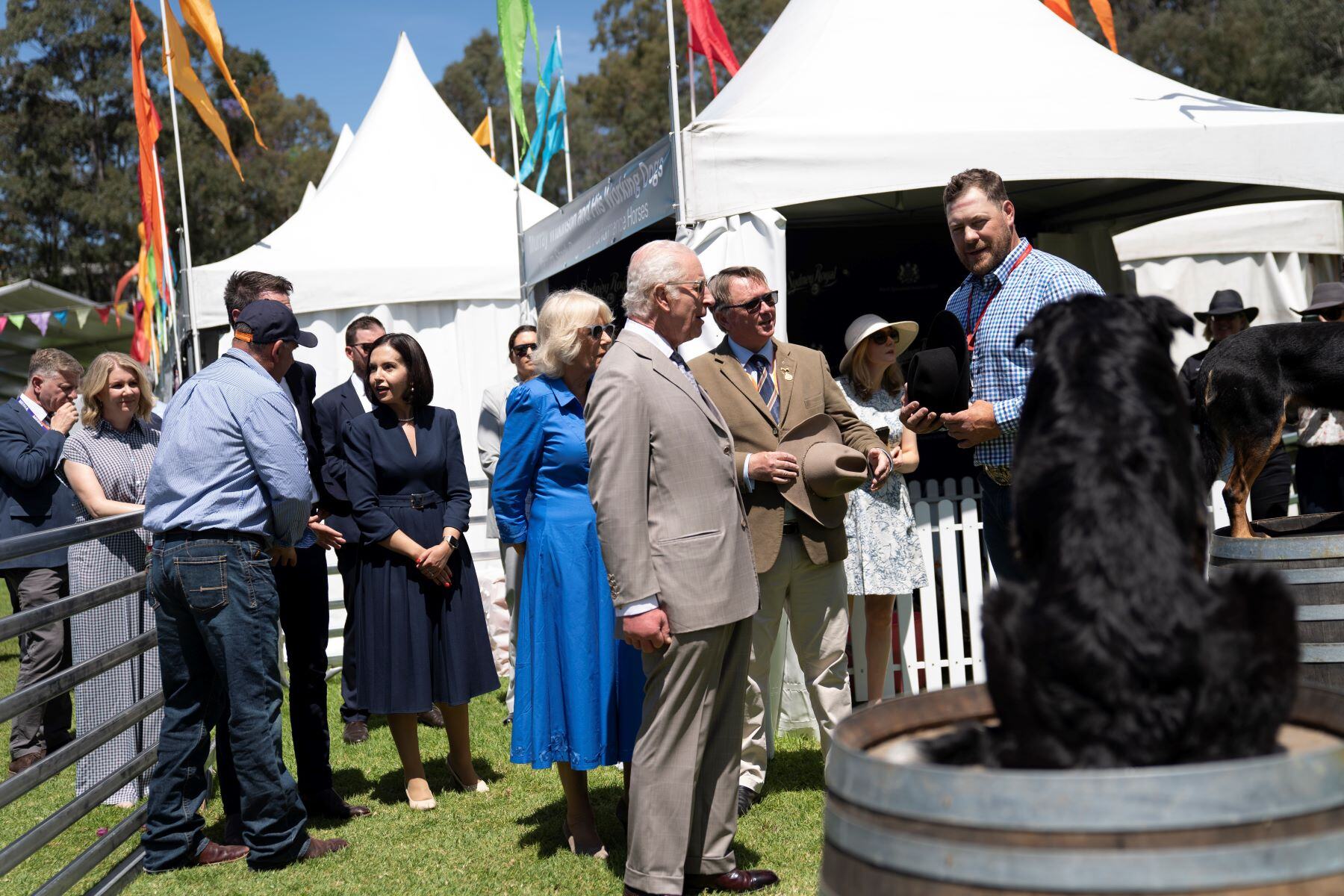 King Charles talks no-till, sustainability and weeds with Aussie farmers
