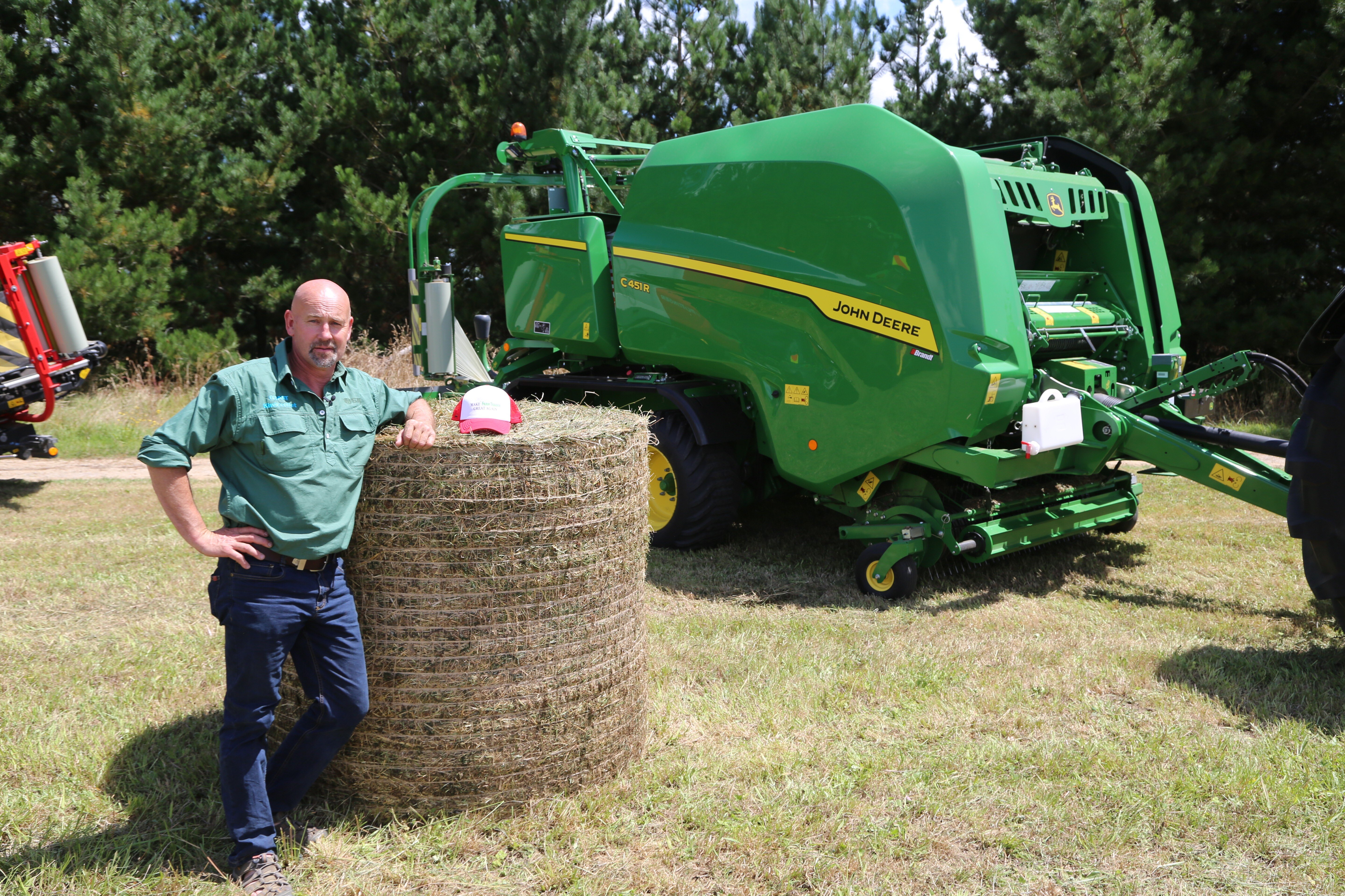 Meet the oil rig diver making waves in farming with edible bale netting