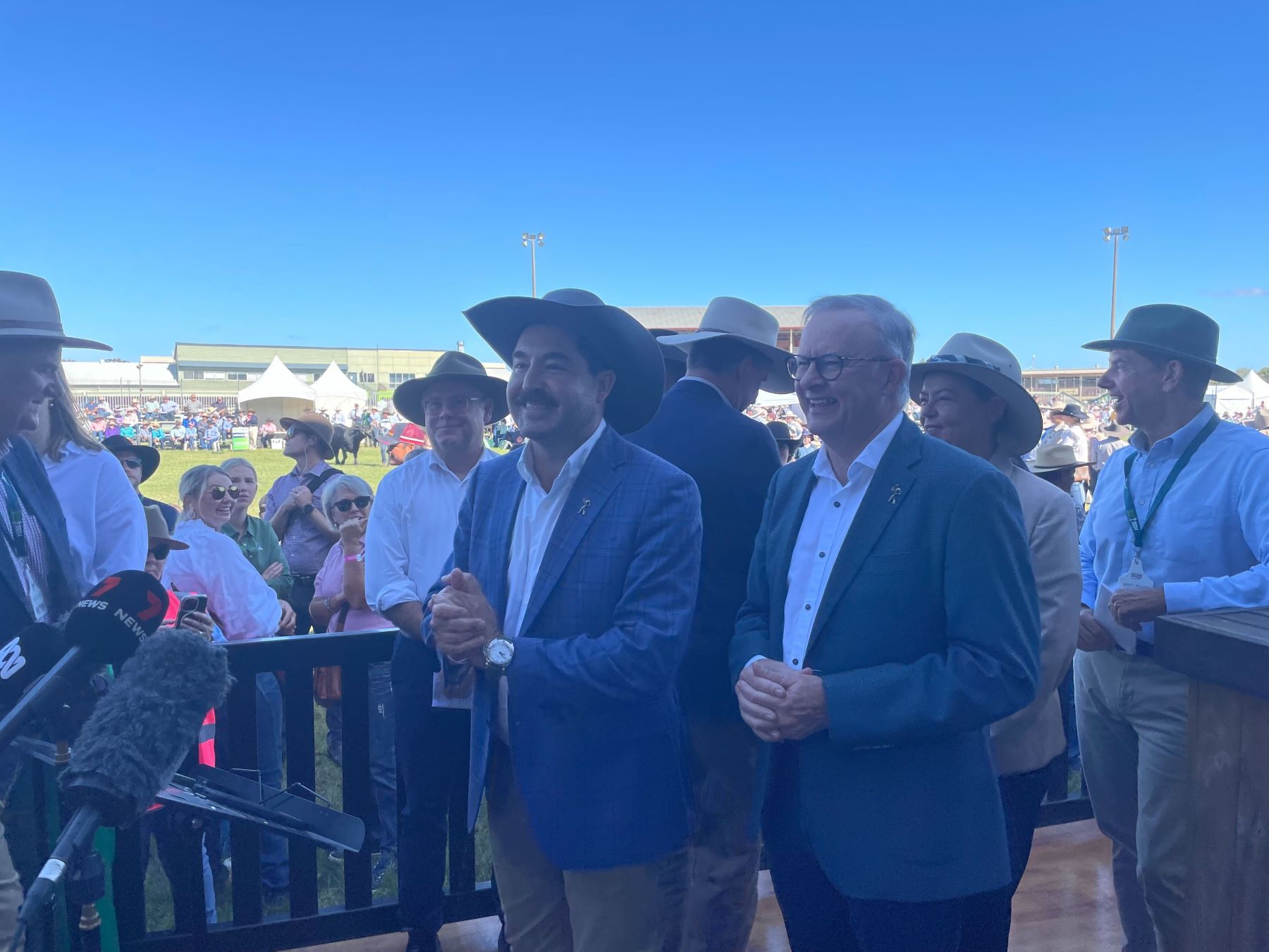 High steaks: PM launches drought fund at Beef Week