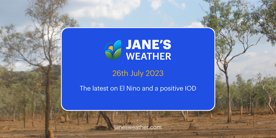 The latest on El Nino and a positive IOD