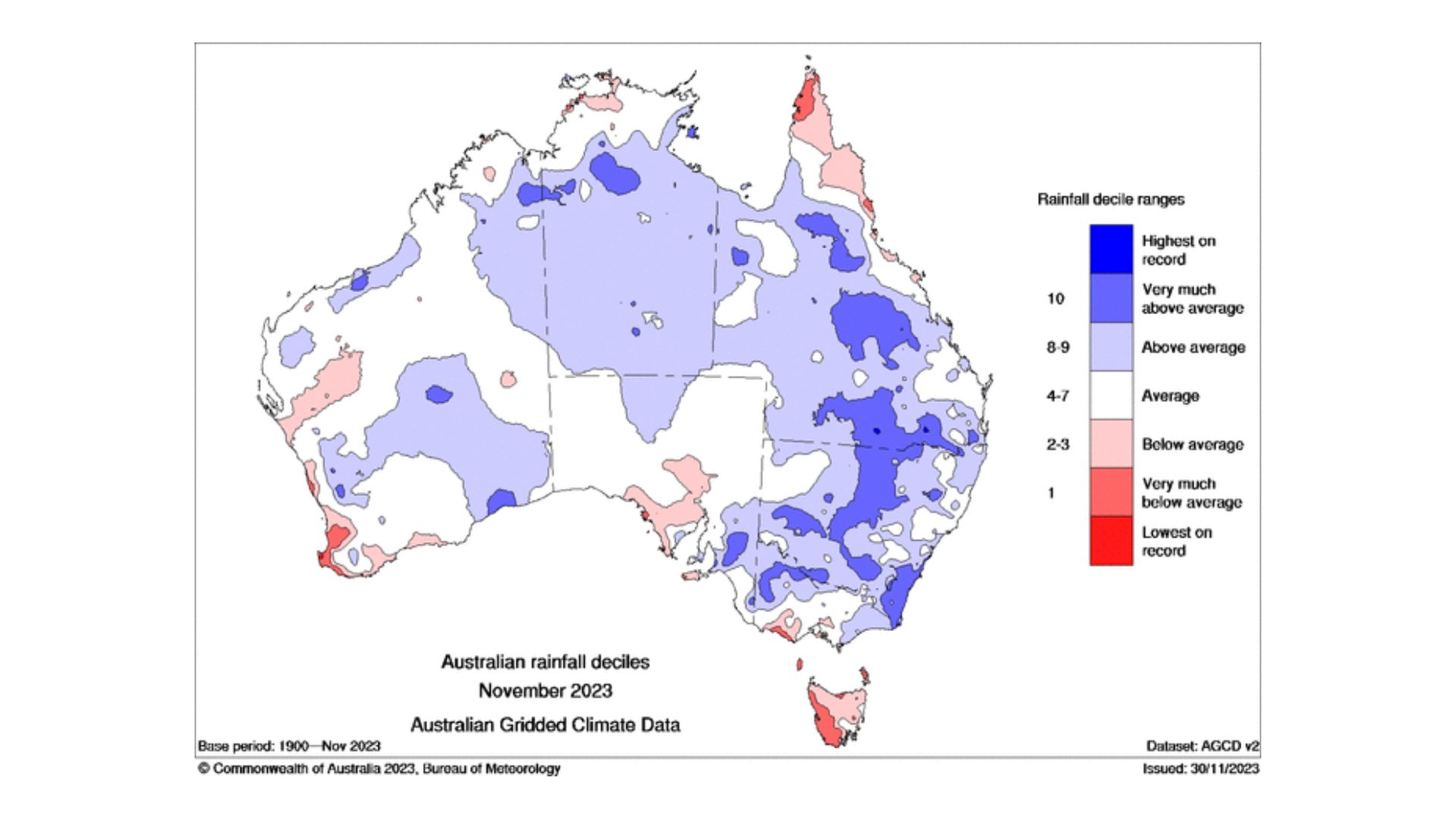 November above average but dry forecast remains